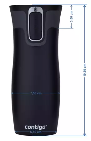 Contigo West Loop 2.0 thermal mug 470ml - Black Mat -  Nice and Smart