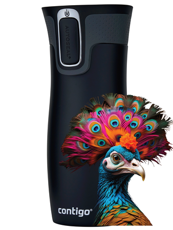 Contigo West Loop 2.0 thermal mug 470ml - Peacock Eye