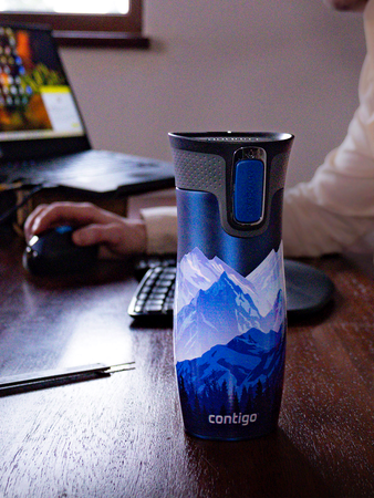 Contigo West Loop 2.0 thermal mug 470ml- limited edition "Mountains at night"