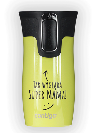 Contigo West Loop Mini 300ml thermal mug - This is what Super Mom looks like - Limelight