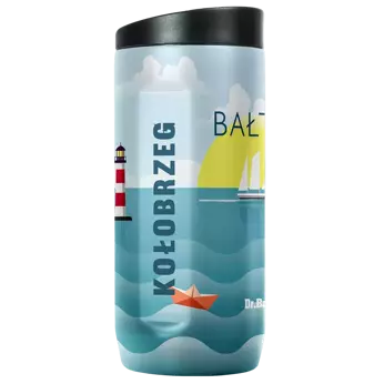 Cooler for can Dr.Bacty Notus 360 ml Kołobrzeg - white