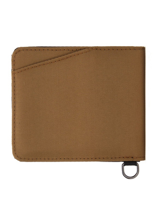 Double anti-theft wallet with RFIDsafe - brown