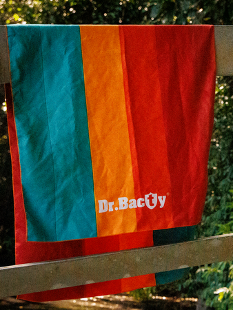 Dr.Bacty 60x130 double-sided quick-dry towel - Stripes