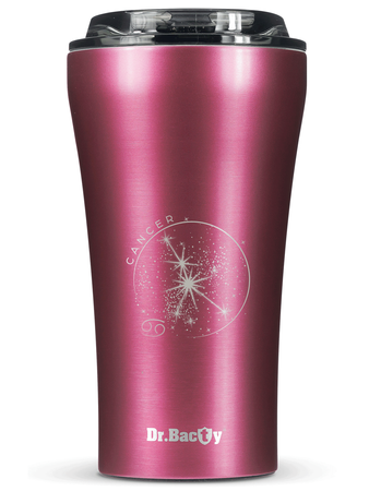 Dr.Bacty Apollo 2.0 360 ml ‘Cancer’ thermal coffee mug - Pink