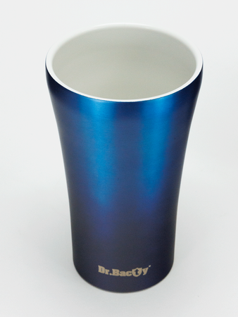 Dr.Bacty Apollo 2.0 „Fisch“ Thermo-Kaffeebecher - 360 ml - Monaco Blau