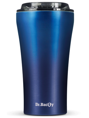 Dr.Bacty Apollo 2.0 „Fisch“ Thermo-Kaffeebecher - 360 ml - Monaco Blau