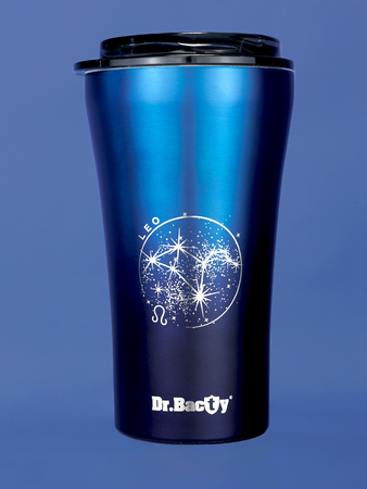 Dr.Bacty Apollo 2.0 ‘Lion’ thermal coffee mug - 360 ml - Monaco Blue