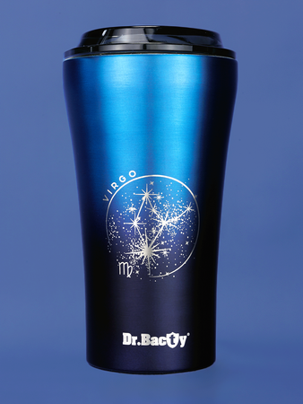 Dr.Bacty Apollo 2.0 ‘Virgin’ thermal coffee mug - 360 ml - Monaco Blue