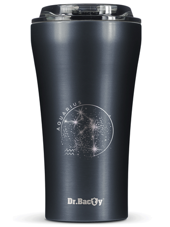 Dr.Bacty Apollo 2.0 thermal coffee mug - Aquarius - 360 ml - Gunmetal