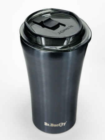 Dr.Bacty Apollo 2.0 thermal coffee mug - Aries - 360 ml - Gunmetal