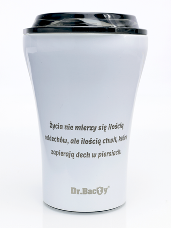 Dr.Bacty Apollo ceramic-coated coffee mug 227 ml - white