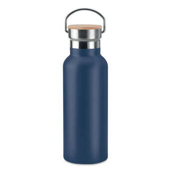 Dr.Bacty Iris 500 ml steel thermal bottle - Navy blue