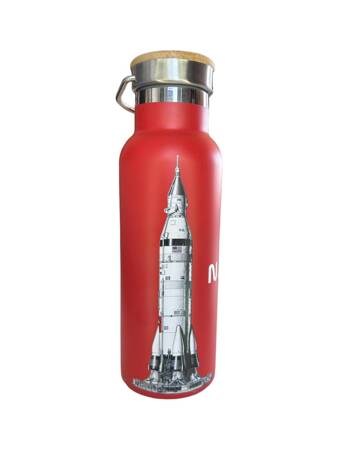 Dr.Bacty Iris steel thermal bottle -red - NASA