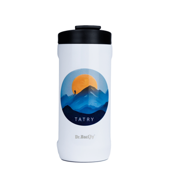 Dr.Bacty Notus 2-in-1 thermal mug TATRY - white