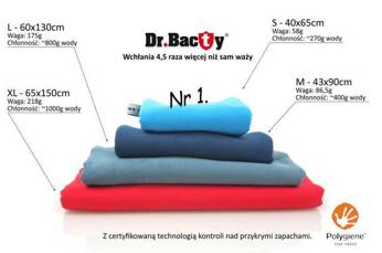 Dr.Bacty quick-dry sports towel 65X150 - grey