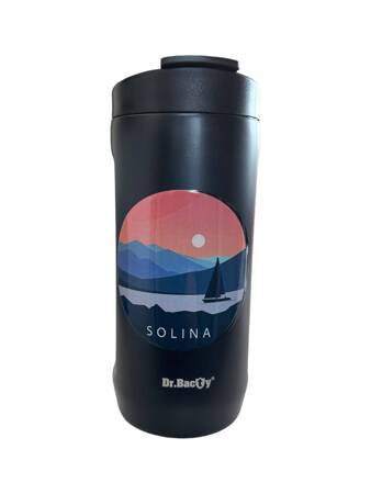 Dr.Bacty thermal coffee mug SOLINA - Black