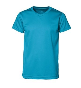 Functional YES t-shirt of ID, blue