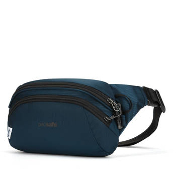 Hip bag anti-theft Pacsafe Metrosafe LS120 CX Econyl® - navy blue