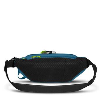 Hip pouch anti-theft Pacsafe ECO - blue made of econyl