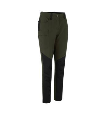 Hybrid stretch pants, women's, ID brand - Olive