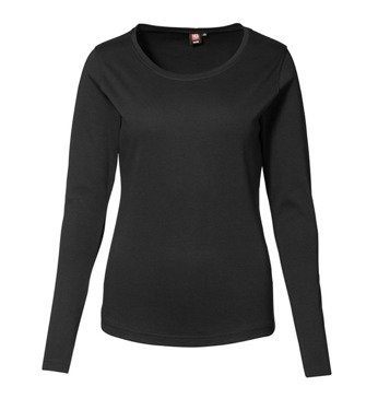 Interlock T-shirt Long-Sleeved Black