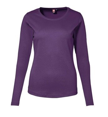 Interlock T-shirt Long-Sleeved Purple