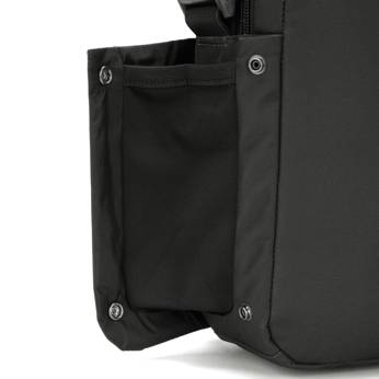 Medium men's shoulder bag / anti-theft messenger bag Pacsafe Metrosafe X vertical crossbody 6 l - Black.