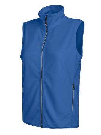 Melton Lady Vest D.A.D Sleeveless Jacket - Blue.