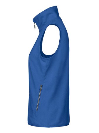 Melton Lady Vest D.A.D Sleeveless Jacket - Blue.