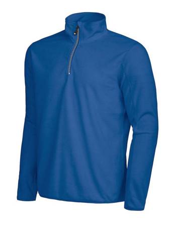 Men's Melton Half Zip D.A.D Sweatshirt - Blue