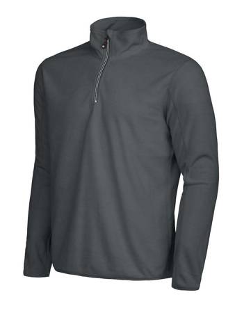 Men's Melton Half Zip D.A.D Sweatshirt - Gray