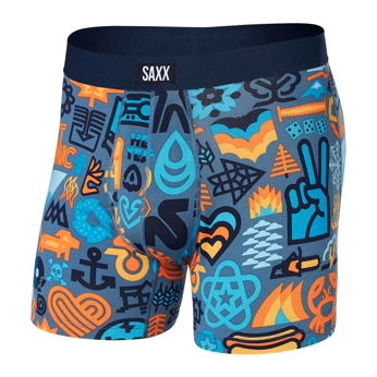 Men's SAXX DAYTRIPPER Boxer Brief - Almost Everything Blue.