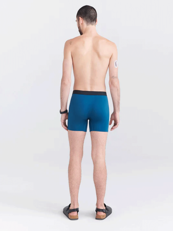 Men's SAXX ULTRA Boxer Brief with pouch - turquoise.