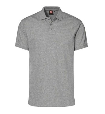 Men's Stretch Poloshirt Gray Melange