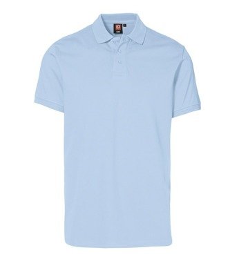 Men's Stretch Poloshirt Light Blue