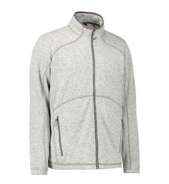 Men's Zip’n’Mix Melange Fleece Gray Melange, Gray, Gray