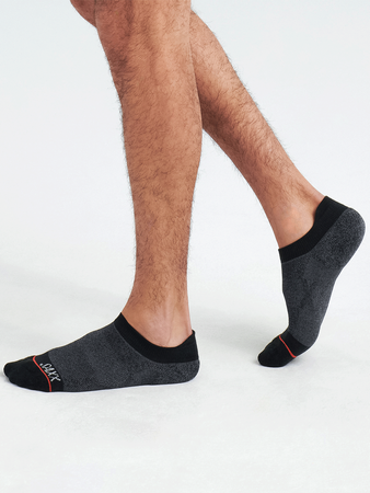 Men's ankle socks with cotton SAXX - black.