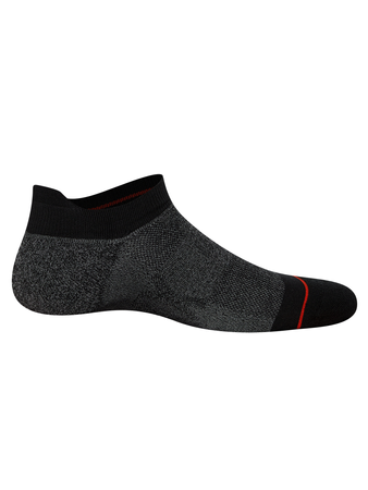 Men's ankle socks with cotton SAXX - black.