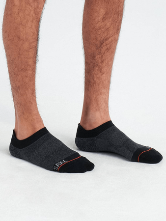 Men's ankle socks with cotton SAXX - black.