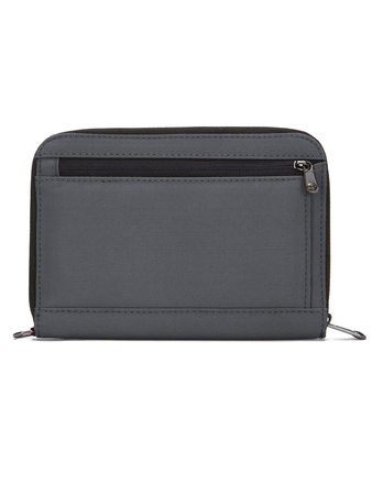 Men's anti-theft wallet with RFIDsafe technology - dark grey