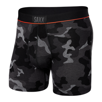 Men's boxer shorts SAXX Ultra Black camo - black.