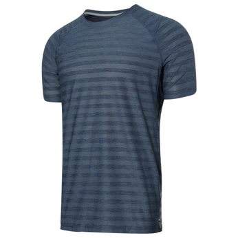 Men's breathable sports t-shirt SAXX HOT SHOT - navy blue.