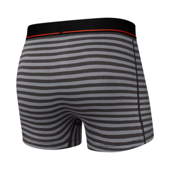 Men's elastic short SAXX NON-STOP STRETCH Trunk with striped fly - gray.