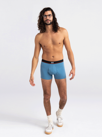 Men's flexible brief boxers Saxx non -stop stretch drink with expansion - blue