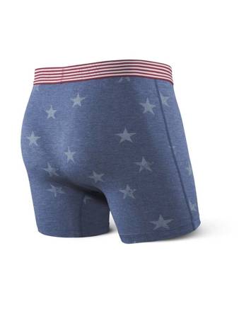 Men's quick-drying SAXX VIBE Boxer Brief Modern Fit star - blue.