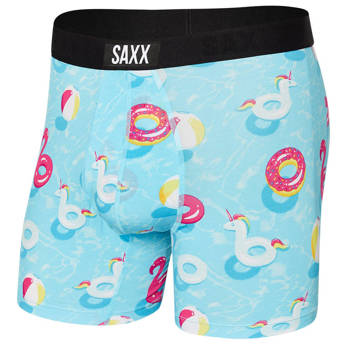 Men's quick-drying SAXX VIBE Boxer Briefs - blue.