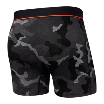 Men's quick-drying SAXX VIBE Boxer Briefs - camouflage black.