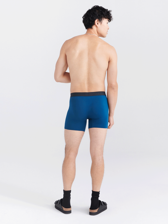 Men's quick-drying SAXX VIBE super soft boxer shorts - navy blue.