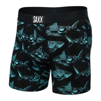 Men's quick-drying SAXX VIBE super soft boxer shorts - navy blue.