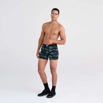 Men's quick-drying SAXX VIBE super soft boxer shorts - navy blue.